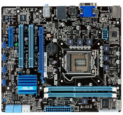 Материнская плата ASUS (P8H67-M LX/SI (REV 3.0) )